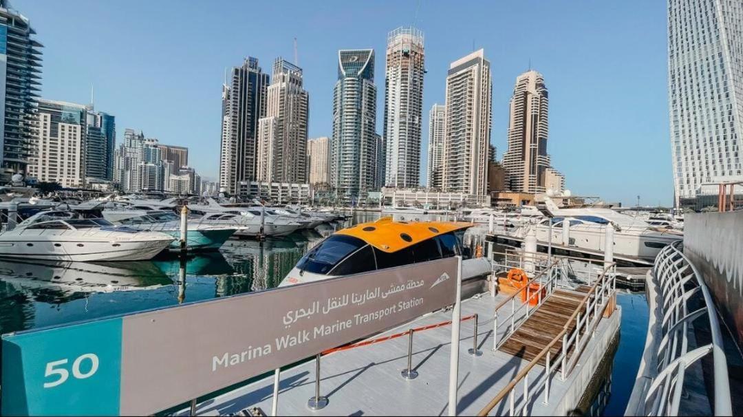High Floor With City Skyline & Burj Khalifa View 3 Bedroom Unit Marina Dubai Exterior foto